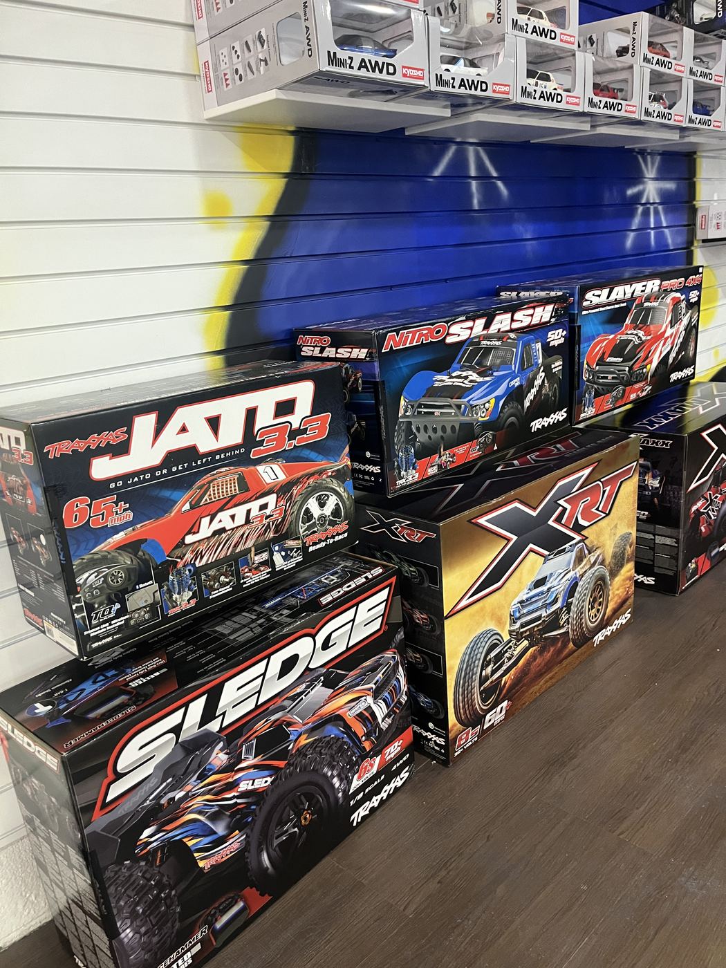Traxxas Jato, Sledge and X-Maxx RC trucks in stock at SC2NY